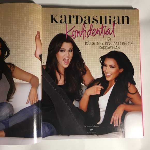 Kardashian Konfidential by Kourtney Khloe Kim Kardashian HC Book w/ DJ 2010 - Picture 6 of 14